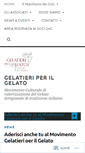Mobile Screenshot of gelatieriperilgelato.com